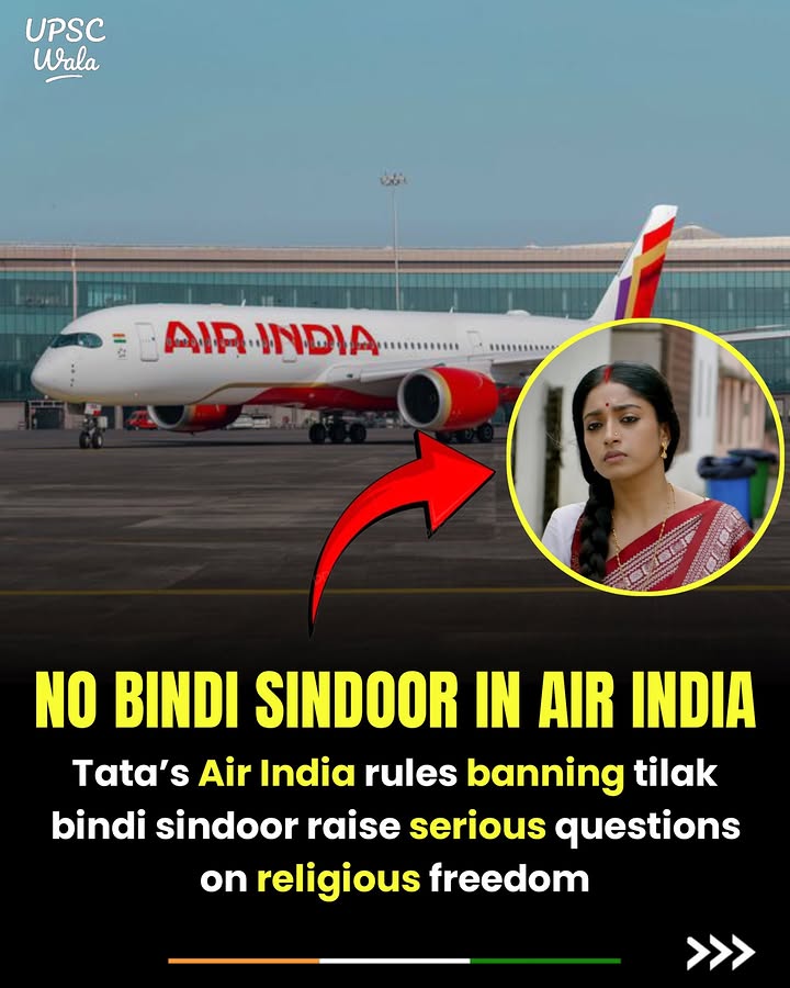 OnlineBazaar41's tweet image. Recently, viral screenshots claimed that Air India had strictly banned its cabin crew from wearing sindoor, mangalsutra, bindis, and religious threads under the guise of professionalism.
#AirIndia #Tata #CabinCrew #NewsUpdate #FactCheck #AviationNews #GroomingPolicy