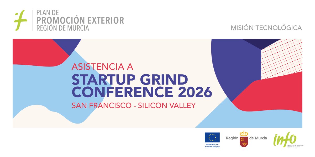 🇺🇸📍La Comunidad posiciona en San Francisco el ecosistema tecnológico regional.

🗓️🤝 La acción, promovida por el Instituto de Fomento, se desarrollará del 24 de abril al 3 de mayo e incluye acceso a la 'Startup Grind Conference' además de un programa de visitas a empresas e