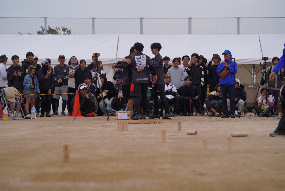 molkky202107's tweet image. 【第4回モルックジャパンオープンin大阪舞洲】
優勝🏆

ずっと獲れてなかった日本一、このメンバーで獲れて本当に嬉しいです！

内容はいい所悪い所色々出たので、伸び代だと思って世界大会までに調整していきます…

対戦相手の皆様、協会の皆様ありがとうございました！

#モルック 
#2026MJO