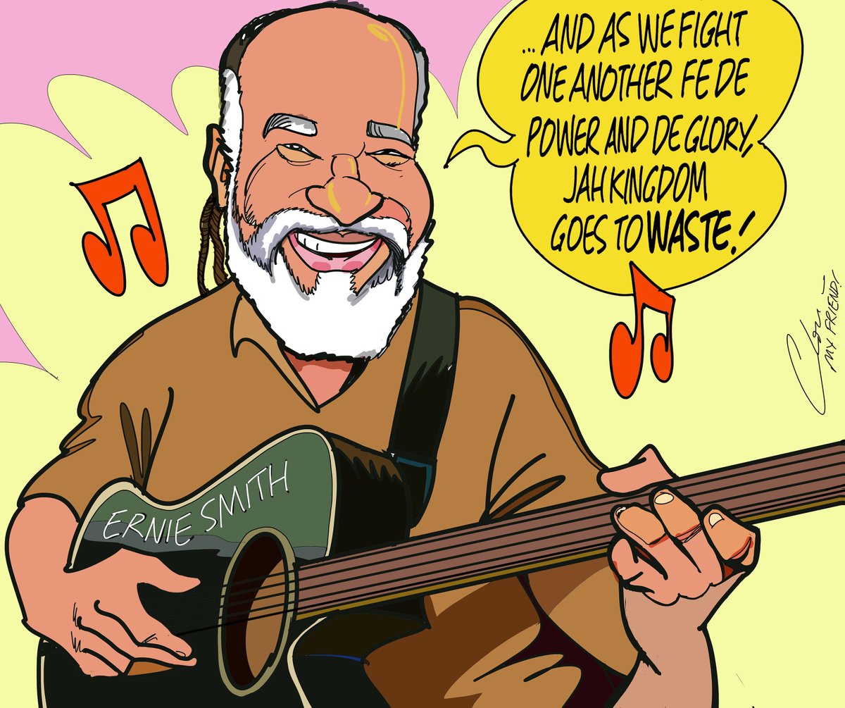 JamaicaObserver's tweet image. Today's Clovis Toon, Sunday, April 19, 2026.

See more cartoons: jamaicaobserver.com/cartoon/

#Clovis #ClovisToon #JamaicaObserver #AlwaysAhead #OTeam