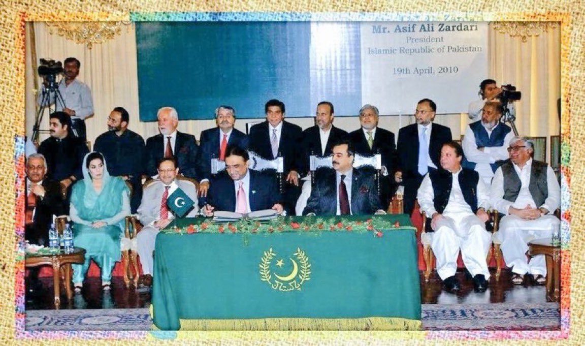 19-April-2010: President Zardari empowered Parliament by surrendering his powers, empowered provinces through 18th amendment, introduced Aghaz Huqooq-e-Balochistan, gave identity to Khyber-Pakhtunkhwa, empowered people of Gilgit-Baltistan