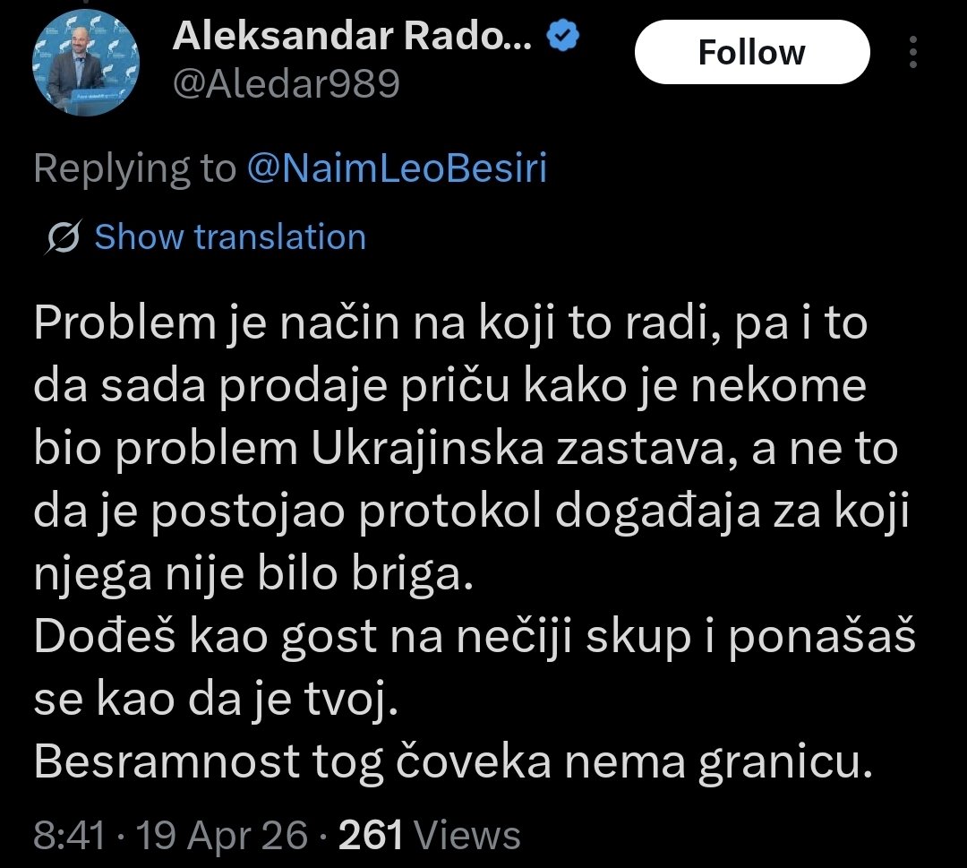 Filip Jovanović 🇪🇺🇧🇦🇽🇰🇺🇦 tweet media