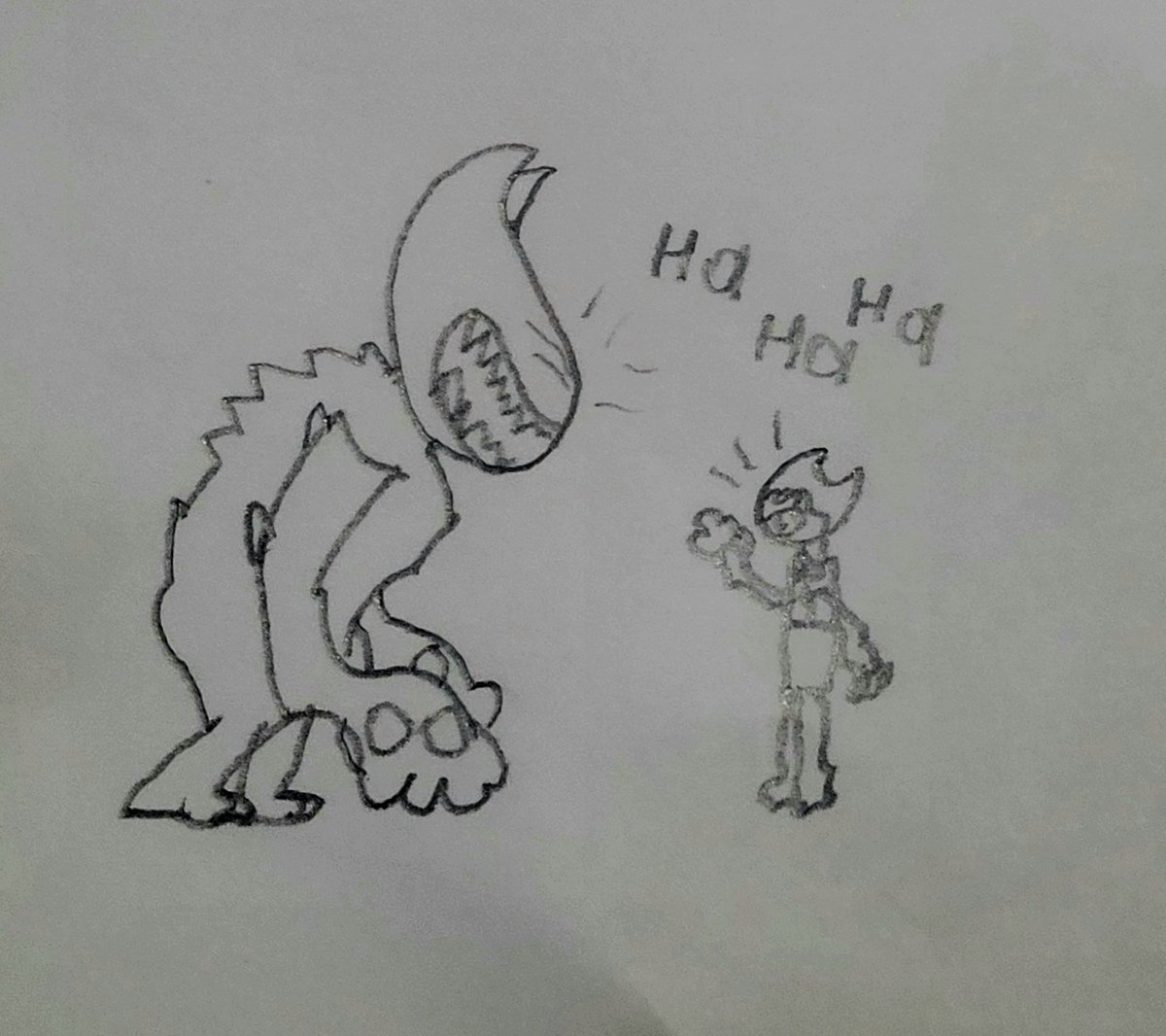 TonyRTD414's tweet image. Sketches in ink bendy and beast bendy (batdr) #BENDY