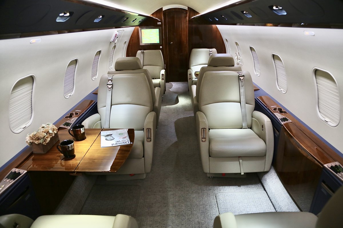 FlyPJets's tweet image. Step into a cabin that works around you-private, polished, and ready when you are. Call 1-888-237-6059 for your quote!

privatejetsinc.com | #private #charter #challenger #travel