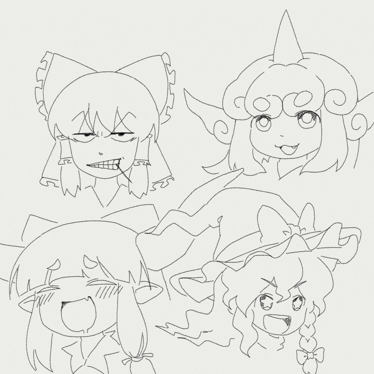Zetarfruit's tweet photo. 四人头像
#東方Project https://t.co/Anj8mBQdOq
