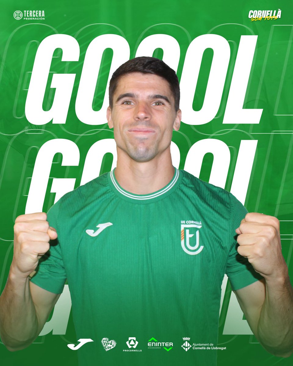 UE Cornellà 💚 tweet media