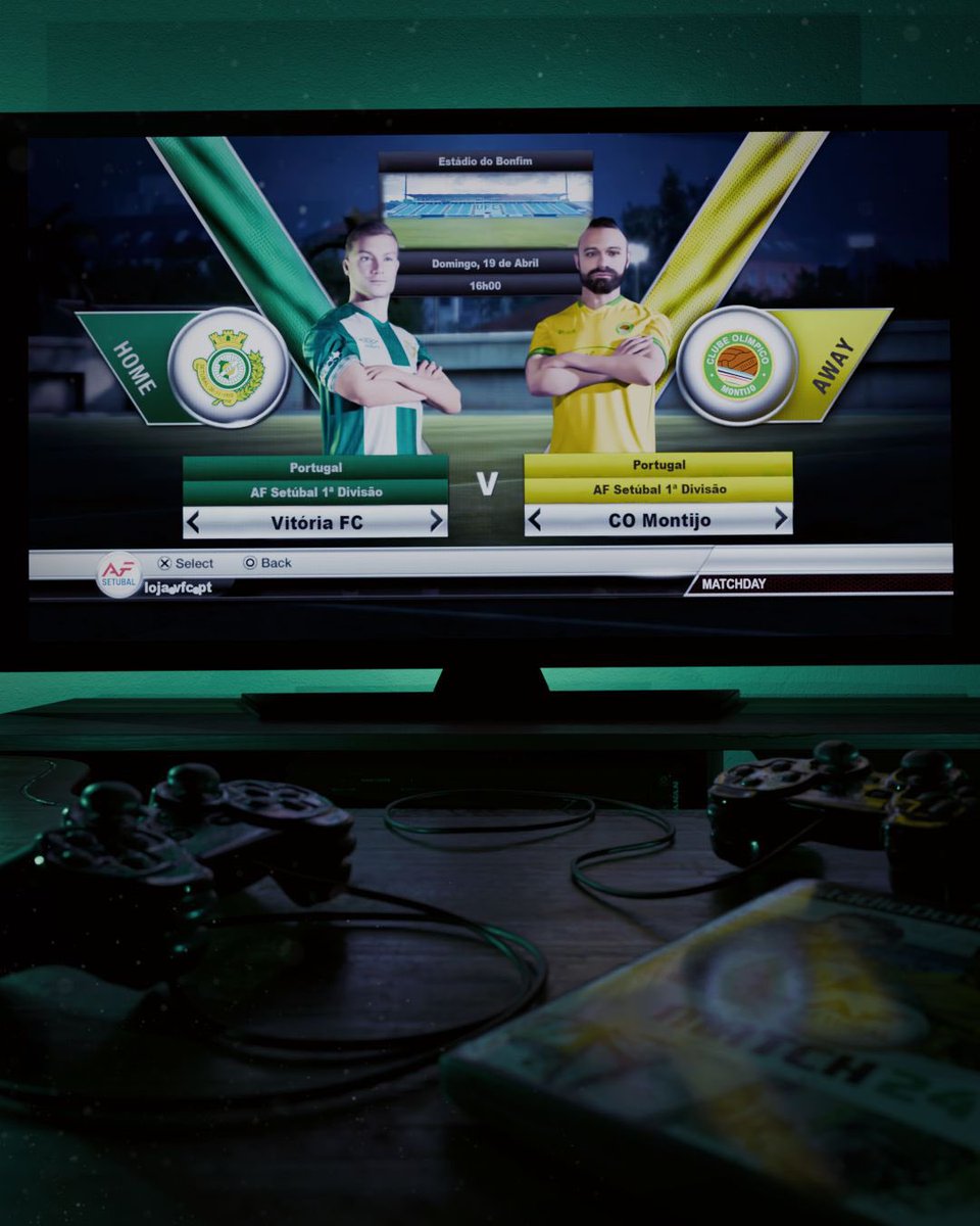 🎮🎮🎮

⚔️ Vitória FC
⏰ 16H00
🏟️ Estádio do Bonfim
🏆 1.ª Divisão AF Setúbal 

Uma cidade, um clube!
