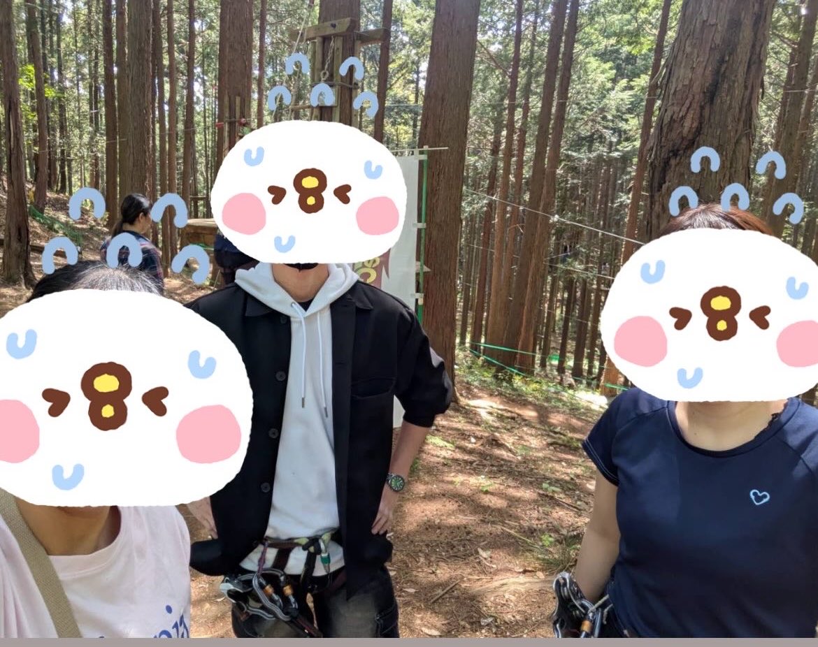 今年もイルーナメンでお出かけ
ツリークロスアドベンチャーへ
楽しかた😂