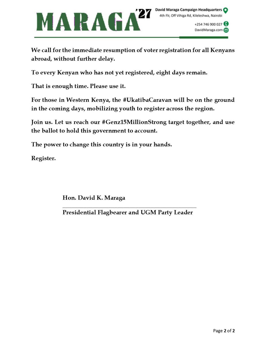 David Maraga tweet media