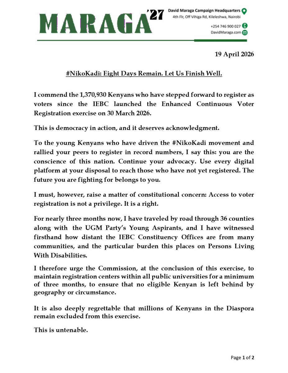 David Maraga tweet media