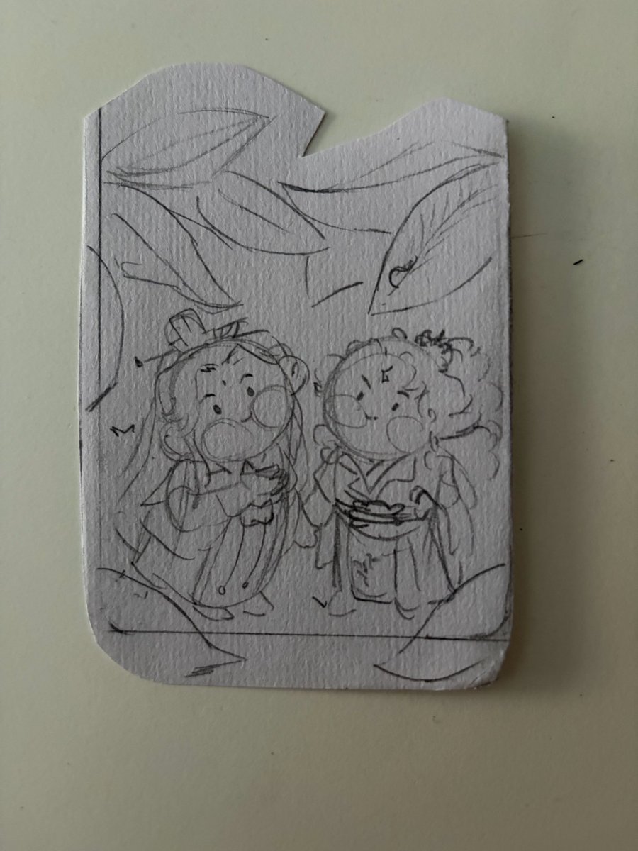 I couldn't find a single iPhone case I liked, so I made a custom case using paper and markers 

[#bingqiu #chibis ]