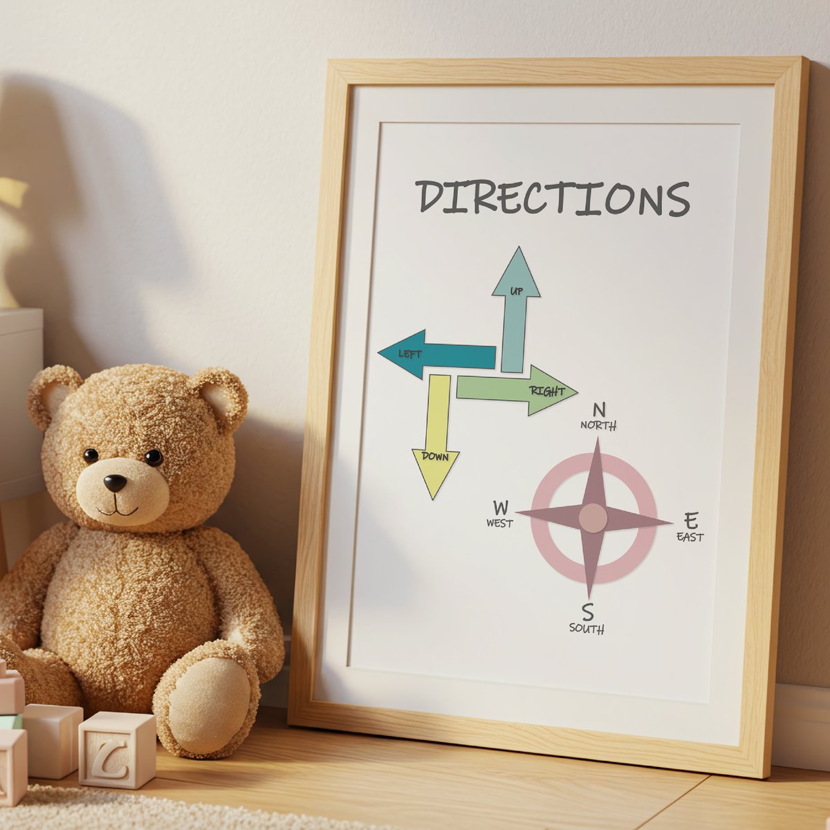 Lizardprintable's tweet image. Teaching directions but make it cute 🧸🧭
Left/Right + Up/Down (and a mini compass) — printable wall art for little learners.
etsy.com/shop/LizardPri…
#preschool #kindergarten #classroomdecor #homeschool #montessori #printablewallart #kidsroomdecor #directionsforkids