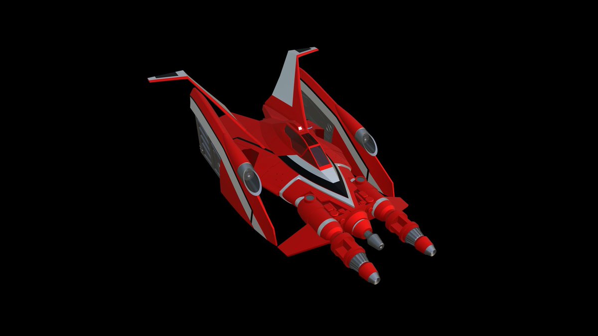 Junext25's tweet photo. ガッツウィング クリムゾンドラゴンを仮で赤くした。 https://t.co/WiUsYw5ump