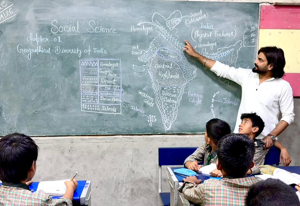 RahulDev5's tweet image. Chalk dust &amp;amp; passion 
Living what I love,teaching what I live.
#teaching #socialscience 
@AlokMishra1206 @BHAWNA_1901
@JajoriaNeetu @IamCJha @rgargmansa @minhajalamkhan1
@Ruchi08441846 @kanhameena1981
@HarshBBhardwaj @logontosantosh
@Rakesh_MTDoe @DEEPAKKUMARlAM