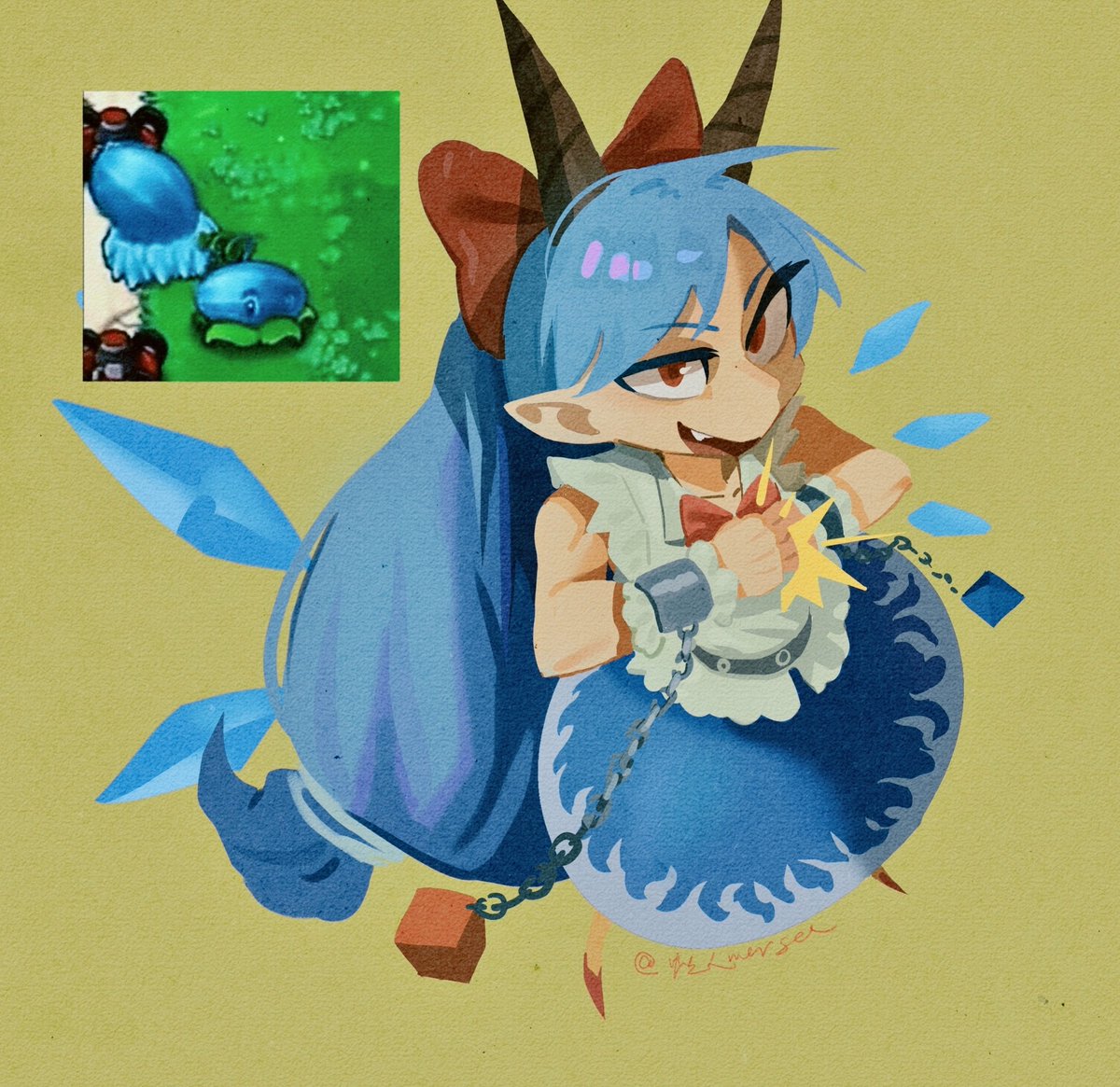 GRmarsa's tweet photo. 🍉  ⭐️  🧊
#東方Projectㅤㅤㅤㅤ https://t.co/n86mNjdb4C