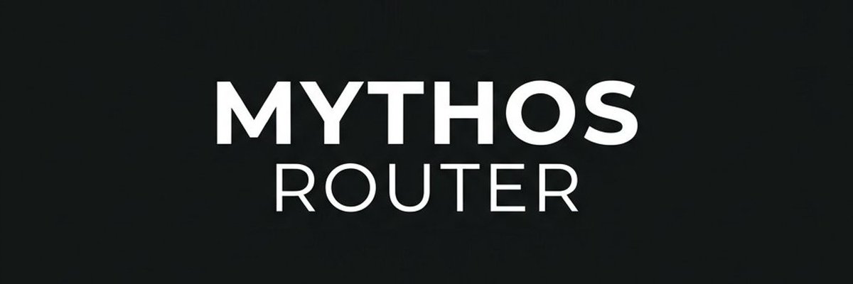 Mythos Router tweet media