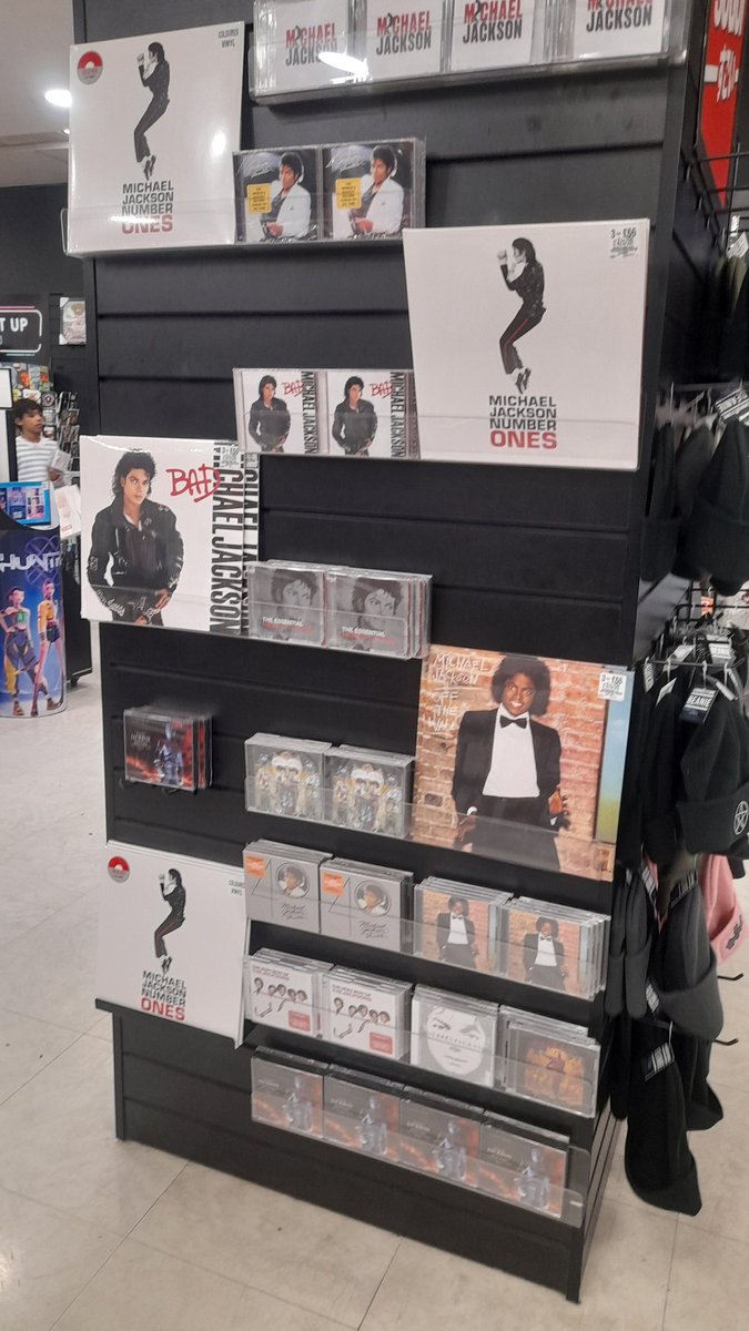 Hmv got its own michael jackson section in Birmingham UK  👑