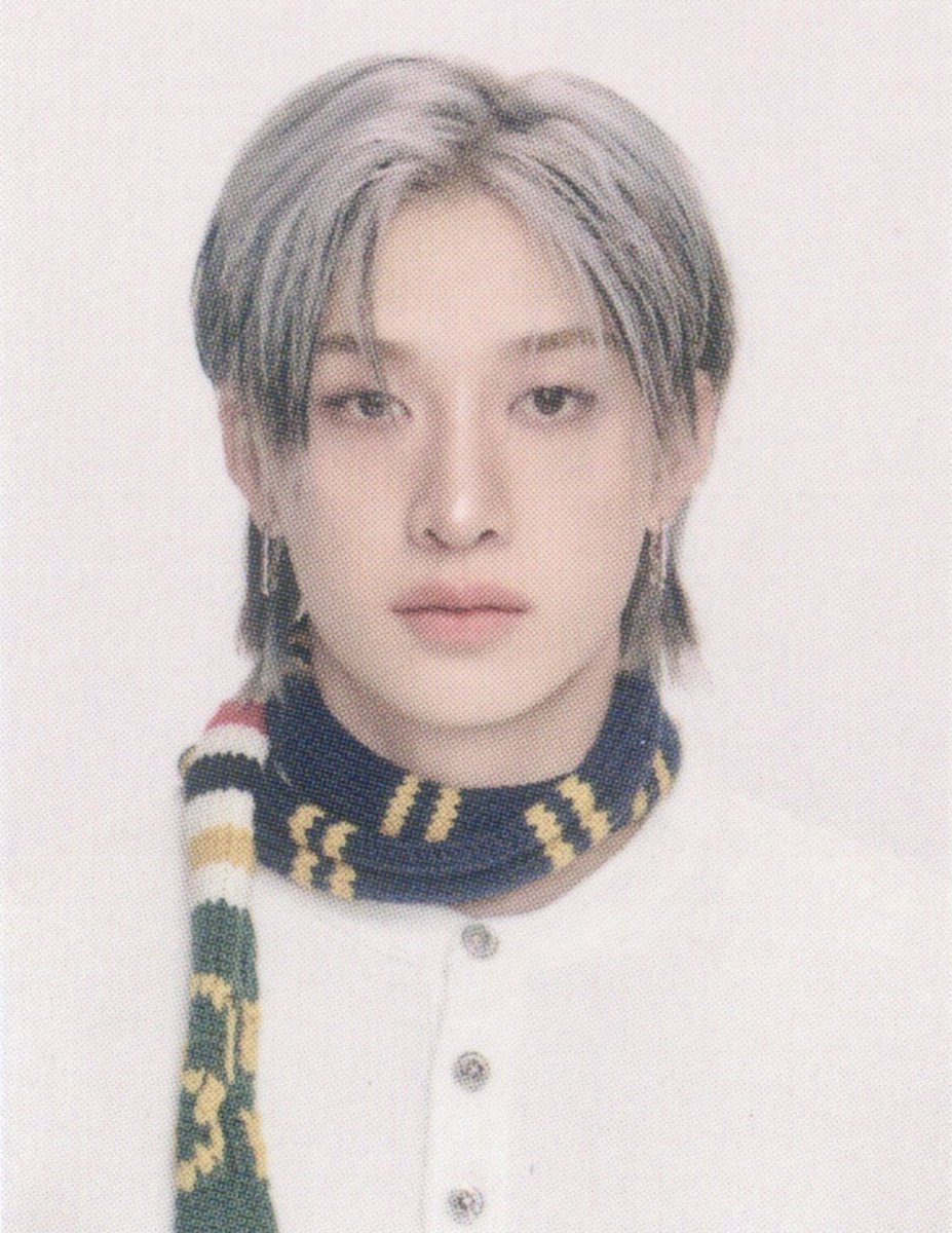 bangchan, lee know, changbin and hyunjin - id photo set A scan