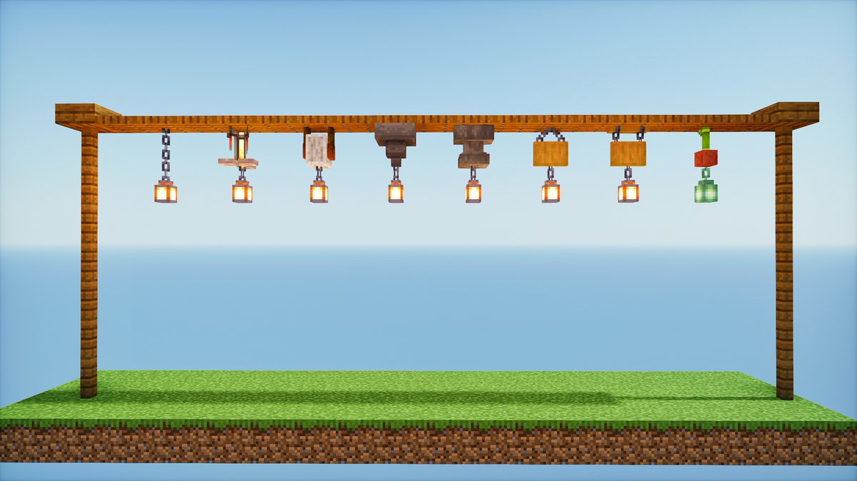 sui_sui_1127's tweet image. #minecraft建築コミュ 
#Minecraftbuilds 
#Minecraft 
#マイクラ 

『 建築で使える!! 〜ランタン装飾〜 』

あなたの建築にひと手間を。
これであなたも建築勢の仲間入り！？