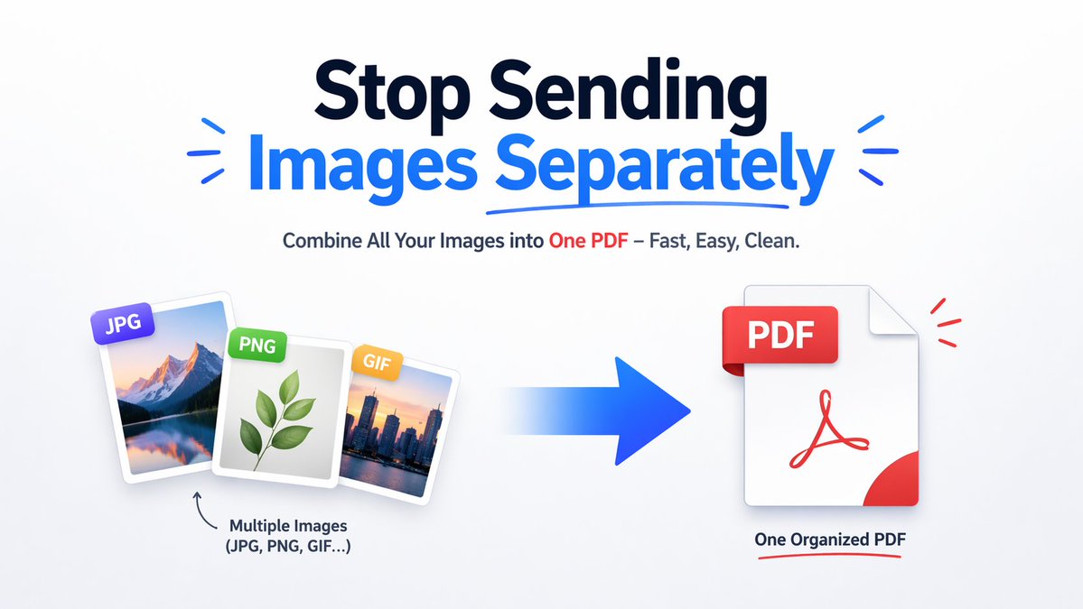 _copychecker's tweet image. Stop sending images one by one.

Turn them into ONE PDF.

✔ No signup
✔ Works everywhere
✔ Supports all formats
✔ Secure

Simple fix. Big difference!

Try it 👉 copychecker.com/image-to-pdf

#imagetopdf #Copychecker #pdftools