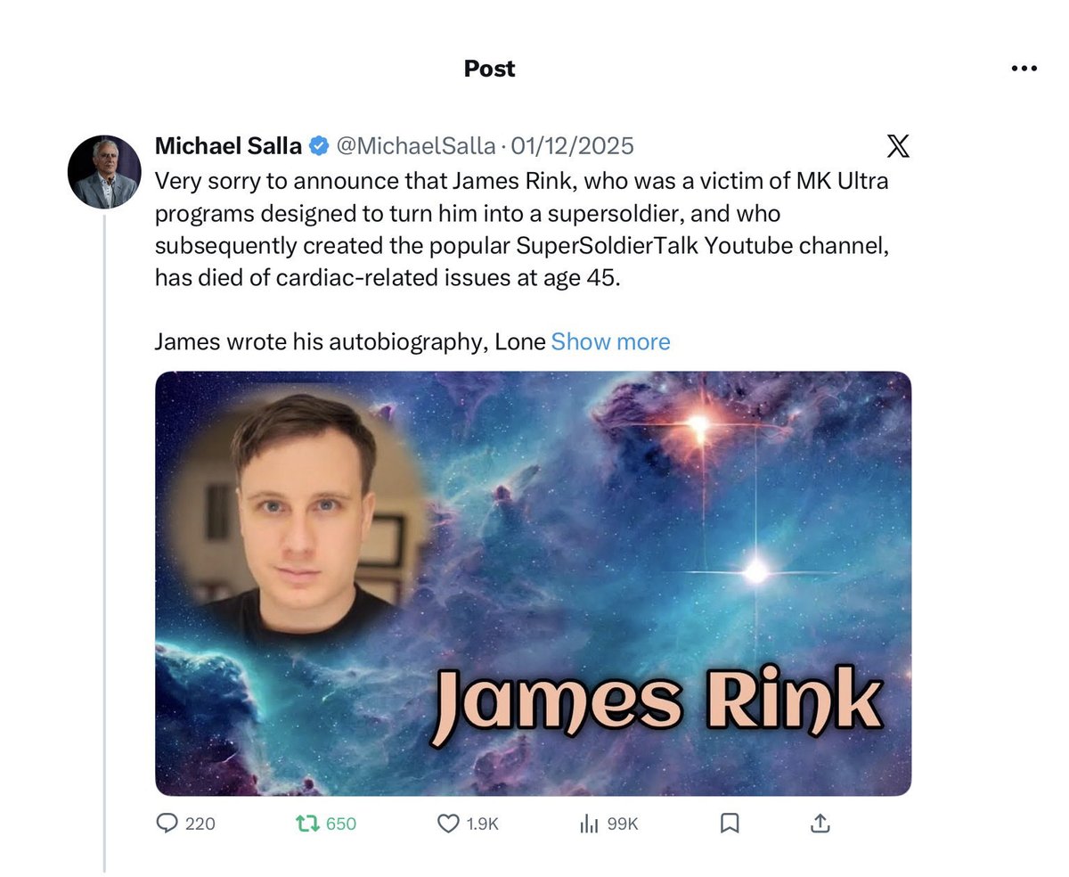 SaulOdinson144's tweet photo. @miniarchillect Miki Klann &amp; James Rink are part of the same den of Haas Global rattlesnakes who stole 100% of my inheritance to create YouTube videos about why I don’t need to pay 30% income taxes to the IRS. These controlled opposition PARASITES will all inevitably share the same fate. #CtrlZ https://t.co/Qikp8hblmt