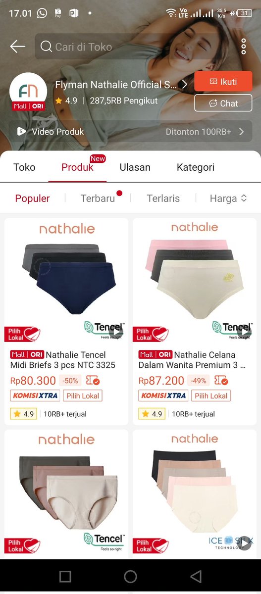 fitbyilen's tweet photo. Cewek harus tau ini 😭‼️

Ternyata bahan celana dalam itu ngaruh banget ke rasa nyaman &amp; kebersihan area sensitif 💗

Bamboo cotton = sorella, tally
Cotton = pierre cardin
Tencel = nathalie
Pure cotton = sorex https://t.co/hebK7Td8ab