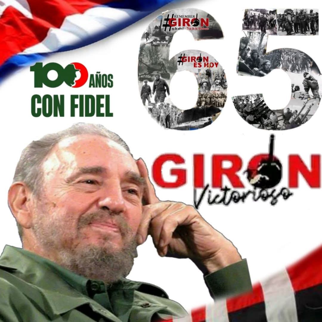 #Girón la Victoria este 19 de abril en el 65 aniversario.
#CubaEstáFirme
