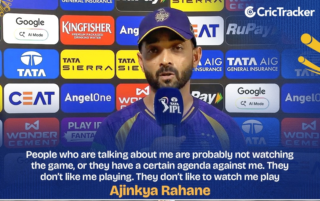 Ajinkya Rahane after that cocky statement:

8(10)
8(6)
41(24)
28(22)
0(1)
0(2)

We’re watching your game very closely, Rahane 👀