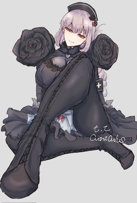 サイハイブーツが素敵な
安息の館のメイド服
とてもかわいい婦長です 