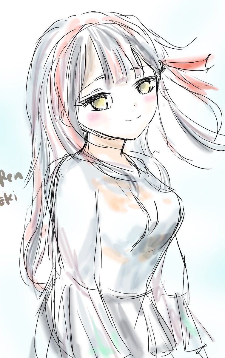 Sugar_ICE_58's tweet image. 追い風

#イラスト　#illustration