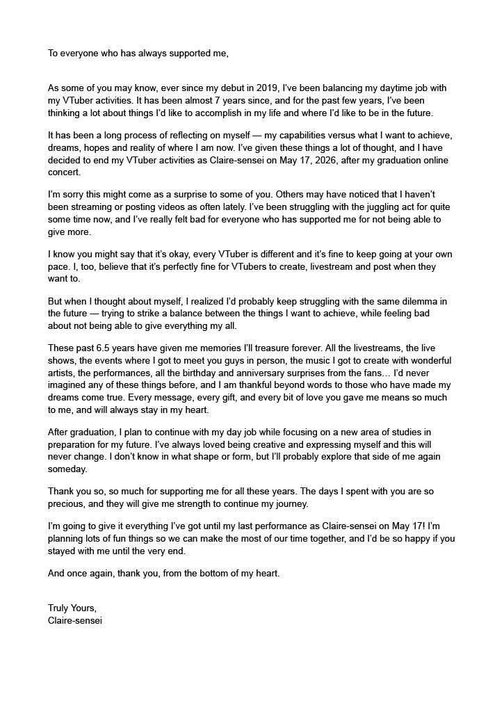 クレア先生 ♡「クリスマスソング」English Cover投稿しました！ tweet media