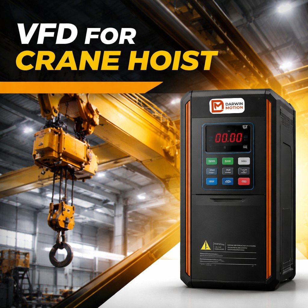 DarwinMotion's tweet image. Power meets precision—built for demanding lifting applications.
Introducing Darwin Motion VFD for Crane Hoist ⚙️

#DarwinMotion #VFD #CraneHoist #IndustrialAutomation #SmartDrives #EnergyEfficiency #Manufacturing #Automation #Engineering