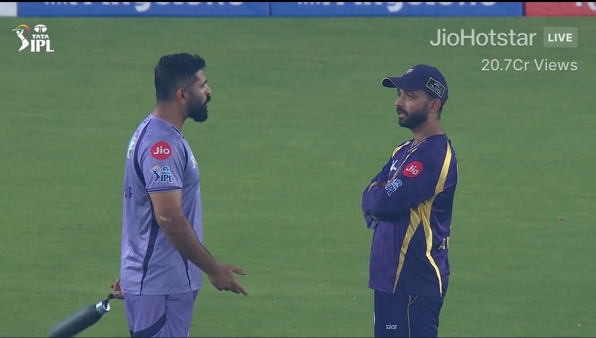 1 minute of silence for those fans who thought we’d win today vs RR under captain Ajinkya Rahane and head coach Abhishek Nayar 😂