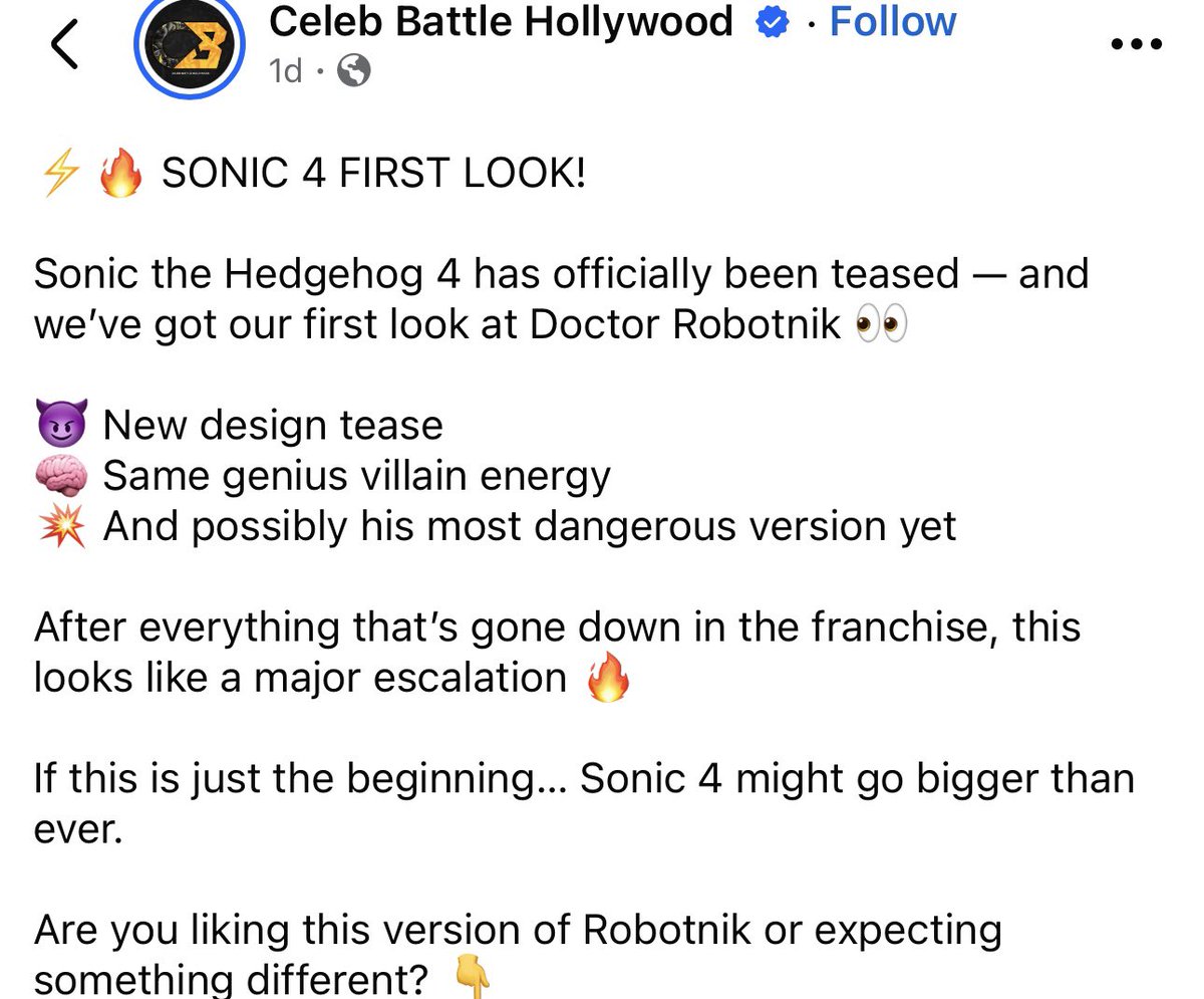 imonaddclear's tweet image. The #SonicTheHedghehog 4 Movie is starting to leak online 😱 I’ll keep you guys posted 😎 #SEGA