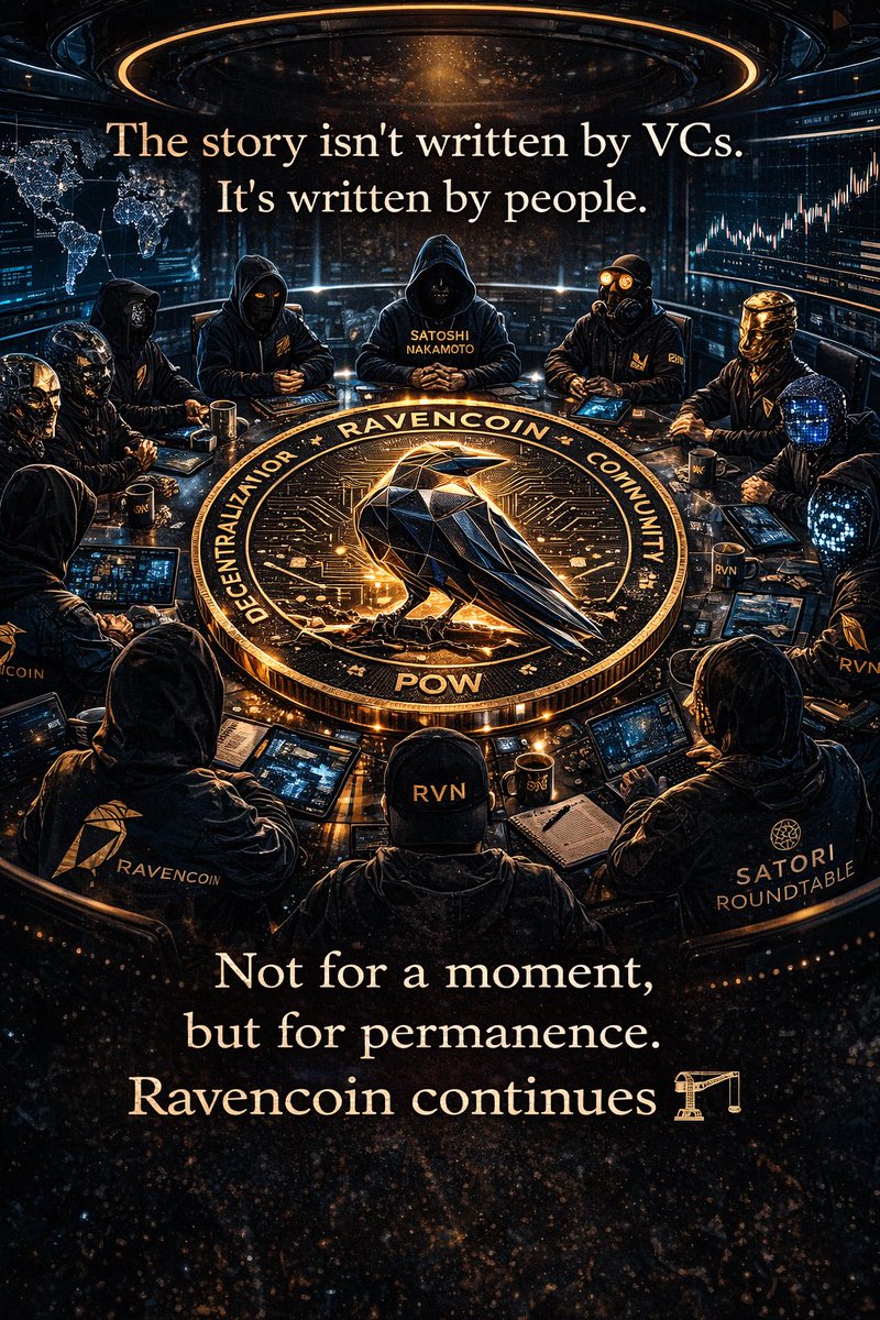 Sangjun121722's tweet image. They pump.
We build.

They fade.
We stay.

Ravencoin is forever 🏗️

#RVN #Bitcoin #Crypto #Altcoins #HiddenGem #Fairness #Community