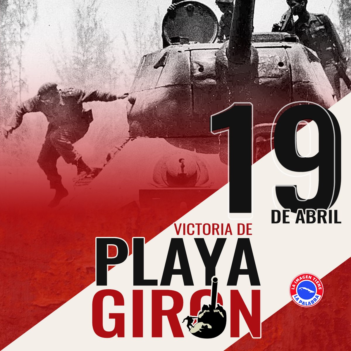 Girón no fue una victoria solo contra mercenarios, fue una victoria contra el imperialismo. 
Fue la primera gran derrota del imperialismo en América. 
Por eso, cada 19 de abril reafirmamos: #PatriaOMuerteVenceremos
#100AñosConFidel
#PorCamagüeyTodo