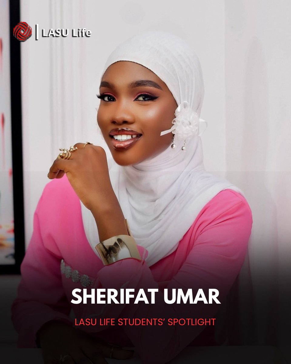 lasulife's tweet photo. Sherifat Umar, a Lagos State University undergraduate, is popularly known as “Rheefah The Poet” on stage and “Rheefah The Creative Hijabi” in the media space — identities that reflect the different dimensions of her voice, creativity, and purpose.
#WeAreProud

Through spoken word and storytelling, she uses poetry as a tool to inspire, educate, and address real-life issues, while her creative identity reflects her faith, confidence, and authenticity in the media space.

Her leadership journey is just as remarkable. She served as the immediate past Speaker of the Lagos State Children’s Parliament, where she led over 100 impactful projects focused on children’s welfare, advocacy, and awareness across Lagos State. She also presided over parliamentary sittings and served as a one-day Commissioner at the Lagos State Ministry of Youth and Social Development.

Beyond this, she was the Chartered President of the Rotaract Club of Queensland, building the club from the ground up and leading initiatives across health, education, youth empowerment, and community development.

Currently, she serves as the Public Relations Officer of the LASU Debate Society, where she manages publicity, design, and digital presence, using storytelling and strategic communication to shape the society’s image.

Her excellence has earned her several recognitions, including:
• Best Graduating Student, ABC Speaking Academy (2023)
• Public Speaker of the Year, NASELS LASU (2023)
• LASU Debate Society Member of the Year (2024)
• Winner, Eko’s Got Talent 3.0
• 1st Place, Speak My Truth Poetry Contest (2022)

As a proud Muslimah, she sees her faith as the foundation of her ambition, guiding her journey and shaping her purpose.

In her words:
“You don’t have to be the best to begin. You just have to be brave enough to start.”

✍️: Lawal Oluwamayowa
Editor, LASU Life