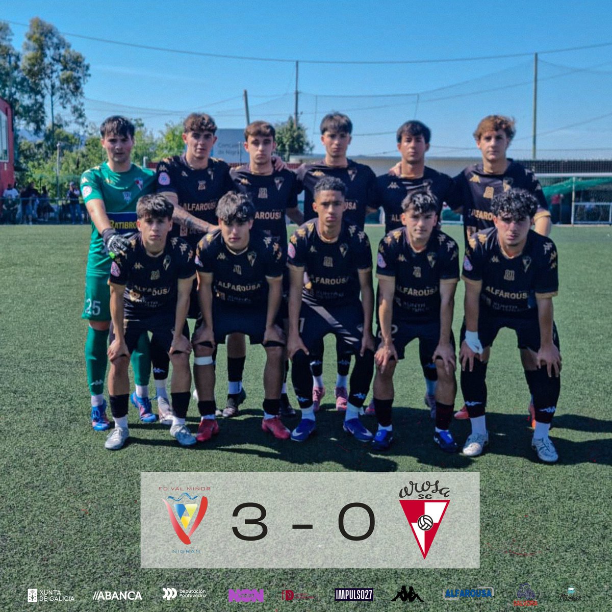 ArosaSCOficial's tweet image. #DivisiónDeHonor | Dura derrota dos nosos esta mañá. Dúas xornadas para seguir loitando! 💪🏼❤️

#SempreArosa #ArosaSC