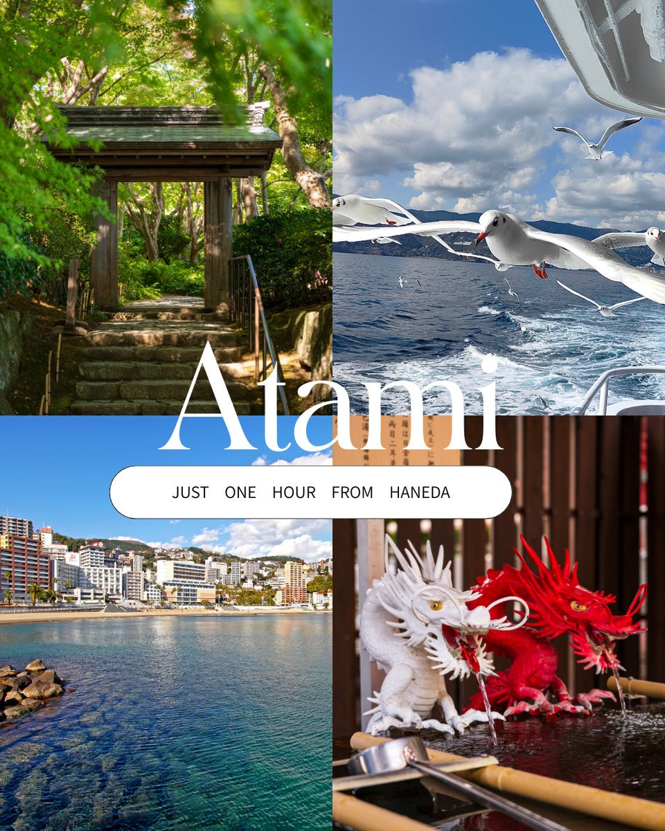 visitatami's tweet photo. Just 1 hour from Tokyo 🚄
A seaside hot spring getaway — Atami ♨️

The first Atami Fireworks Festival of 2026 lights up the night on April 26 (Sun) 🎆✨

#Atami #JapanTravel #Fireworks #HotSprings https://t.co/4OEZmYg7Rn