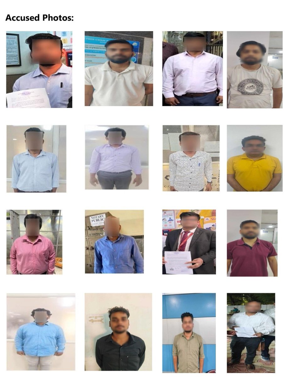 NewsMeter_In's tweet photo. #Hyderabad:

Major cybercrime crackdown by  under #OperationOctopus2

#Police busted a pan-India #cyberfraud network allegedly involving bank officials and arrested 52 accused across 9 states.

 Arrested:

• 32 bank officials
• 15 mule account holders
• 5 account suppliers/middlemen

Probe found links to 350 bank accounts, 850 cyber fraud cases, and transactions worth nearly ₹150 crore.

#Raids were carried out across #Maharashtra, #Delhi, #Rajasthan, #WestBengal, #Karnataka, #Gujarat, #AndhraPradesh, #Telangana and #Bihar.

Seizures include mobiles, cheque books, pen drives, laptops and shell company stamps.

Police flagged rising investment scams, trading frauds and “digital arrest” scams, and urged citizens:

• Don’t share OTPs
• Don’t trust “guaranteed returns” groups
• Report cyber fraud immediately on 1930 or https://t.co/NMfYzOLLTi

@hydcitypolice #CyberCrime #OperationOctopus #BankFraud #DigitalArrest #Telangana #Breaking