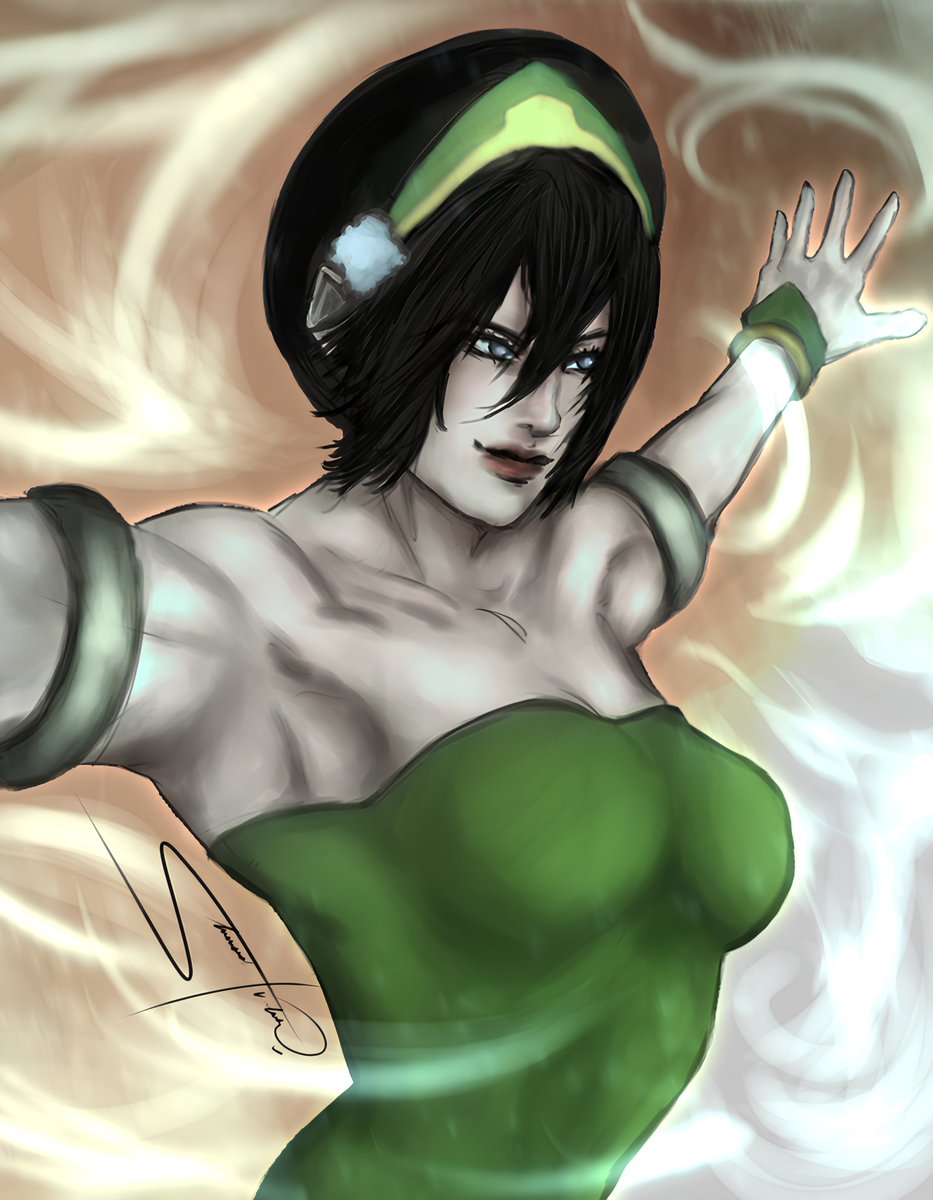 shiedoesarts's tweet image. #toph #avatarthelastairbender #fanartㅤㅤㅤ #atla