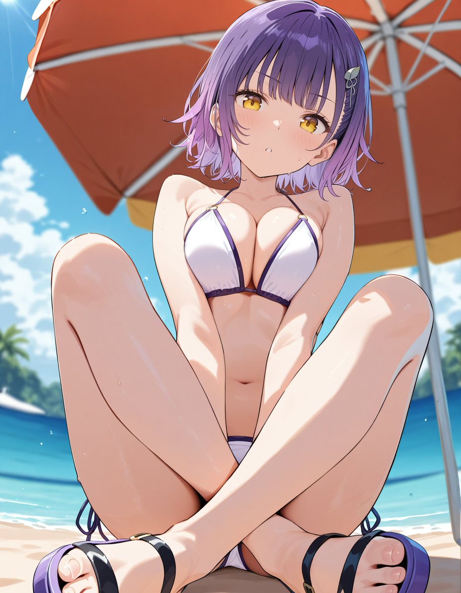 ビーチ 七瀬すず菜