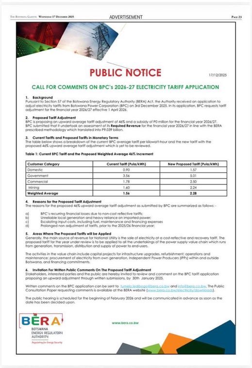 Sustainable Energy Botswana tweet media