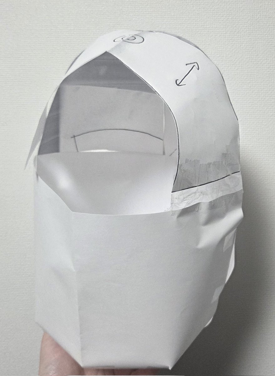 紙で型紙作ったがこんなもんか？耳と手と足付けたらいい感じになれ…