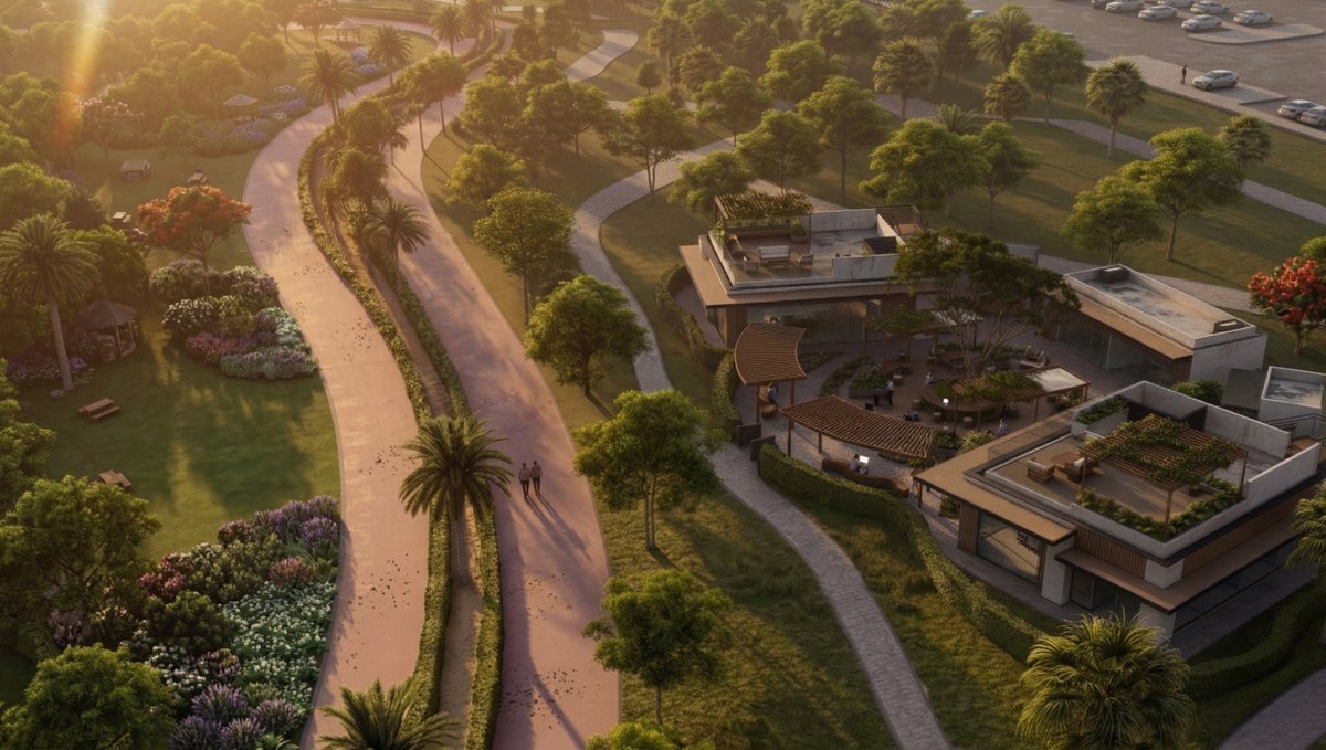 DXBMediaOffice's tweet image. Dubai Municipality launches an initiative to develop workspaces in public parks under the “Work from Park” concept. The initiative introduces flexible working environments within parks, positioning them as more vibrant and attractive destinations that enhance wellbeing and