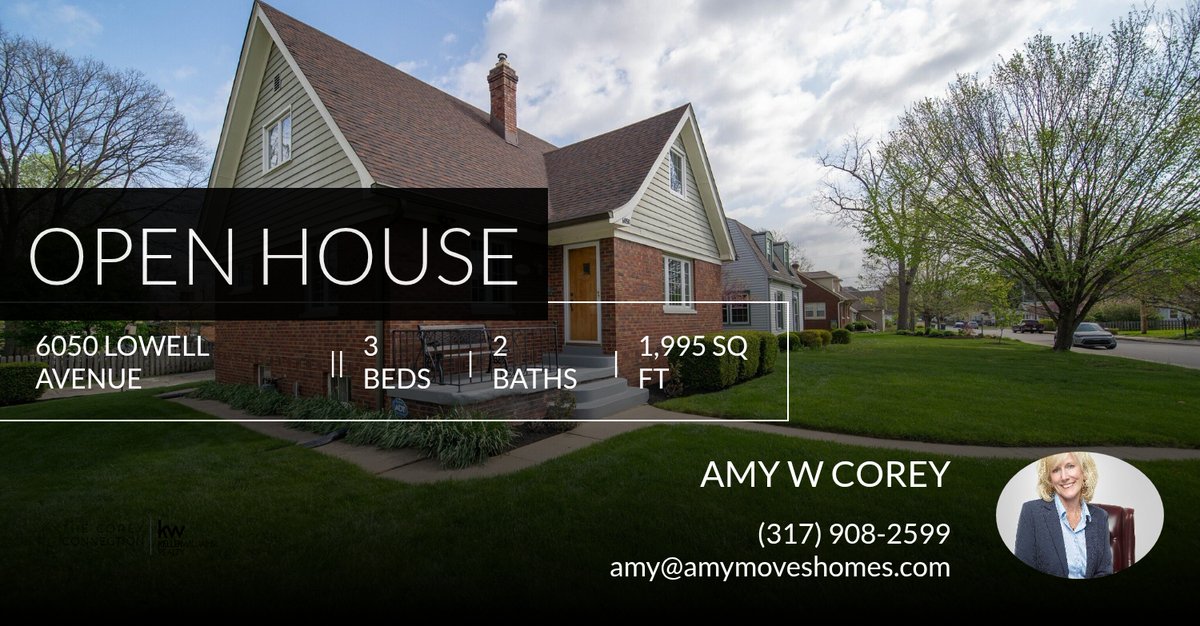 AmyWCorey's tweet photo. COME VISIT TODAY....Feel free to ask any questions or give me a call at (317) 908-2599 📱! Open house: April 19th at 1:00 PM.

Amy W. Corey
The Corey Connection@Keller Williams https://t.co/uy9DGOKnFX https://t.co/2h6KTD4VYl