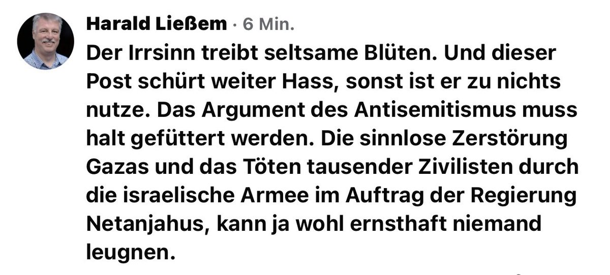 WolfMalca's tweet image. Sie kennen keine Scham mehr.
Sie fühlen sich sicher.

In einer Bar in Köln lässt der Kellner seinem #Antisemitismus freien Lauf.

facebook.com/share/v/17MQGf…

Der „Nahost-Experte“ Harald Ließem, laut eigenen Angaben bei FB hauptberuflich Mitarbeiter bei der @DB_Presse , meint, dass
