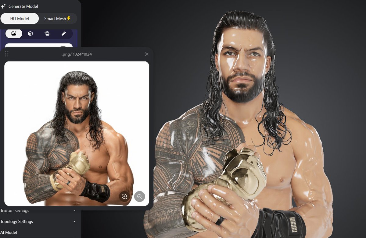 Samuel__Taiwo's tweet image. AI portrait creation
#3d