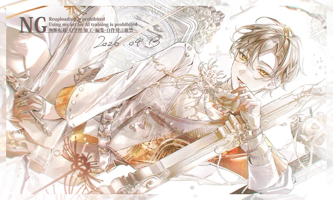 #凍結祭りでフォロワー減ったから自己紹介して逆に増やす 創作男子を長年描いてます!最近は衣装デザインなども練習してます