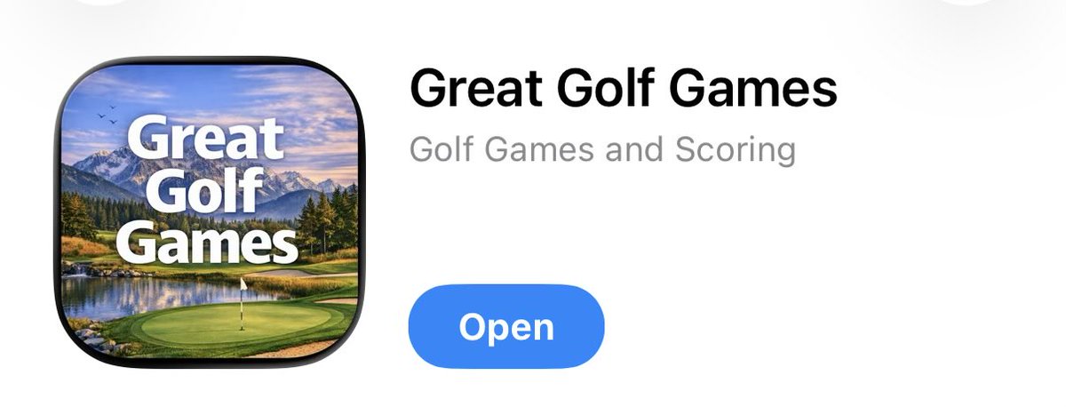 jcmoritz's tweet photo. Built a FREE app for golfers who love Wolf, Nassau, Skins, Vegas… and hate doing math on the tee box.

Great Golf Games = clean scoring + no arguing + optional side bets if you’re feeling spicy. 

Pros — feedback welcome.
https://t.co/B8BgjiZWsm

@PGA @PGATOUR https://t.co/FPhMZYkG1a